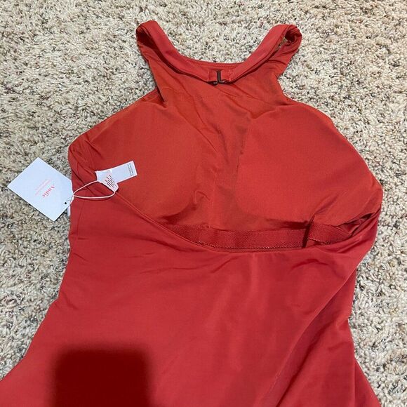 NEW Andie Size XL The Luzon One Piece Swimsuit Chili Pepper Halter High Neck - Picture 10 of 11